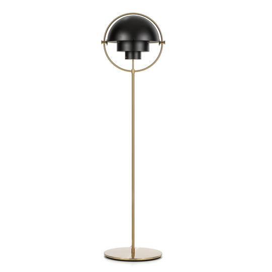 GUBI Multi-Lite golvlampa mässing/svart