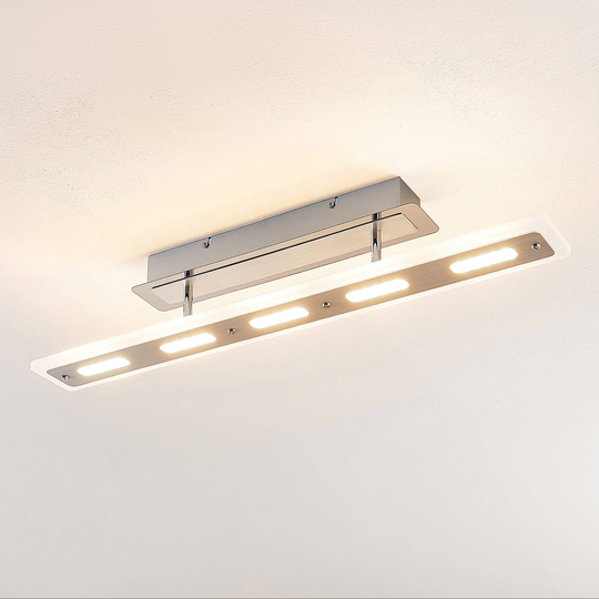 Lindby Lavea LED-taklampa i krom