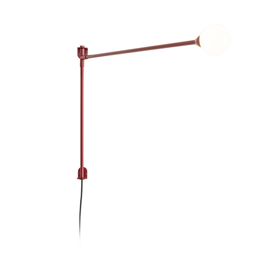 Nemo Mini Potence Pivotante Vägglampa Röd