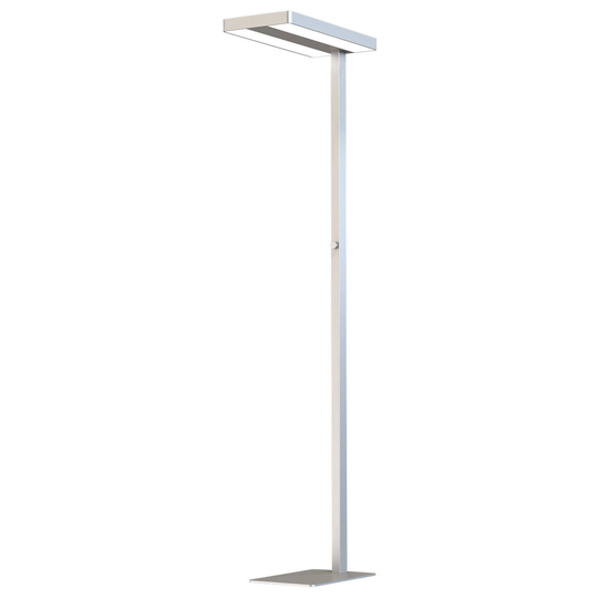 LED-golvlampa Office up/down 4 000 K dimbar silver