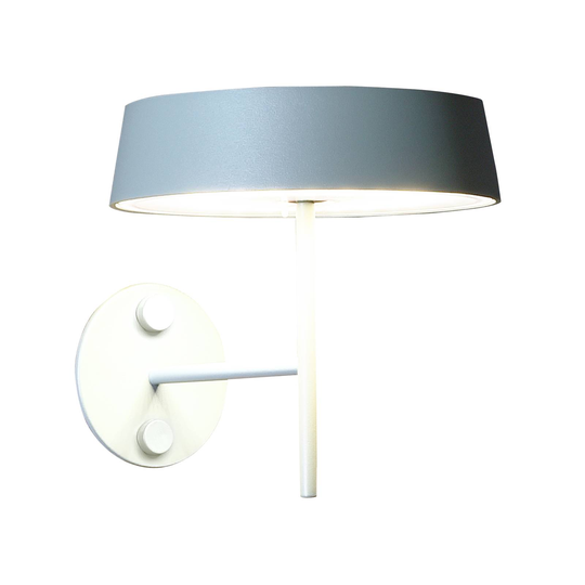 LED-vägglampa Miram med batteri, dimbar, grön