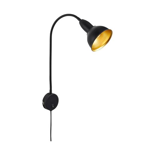 Vägglampa Hygge Comfort light Retro med kontakt