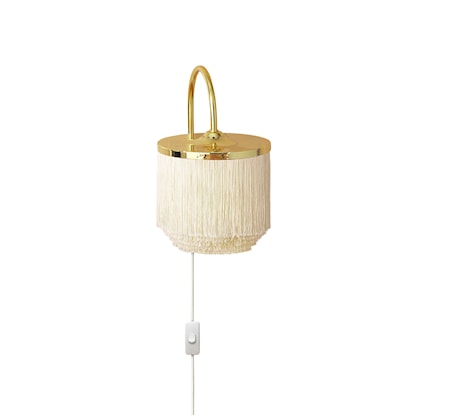 Fringe Vägglampa Cream White