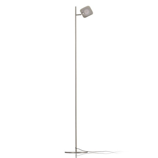 LED-golvlampa Raggio, 1 lampa, stålfärg