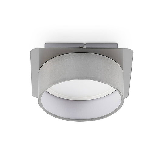 Lindby Aviola LED-taklampa med textilskärm