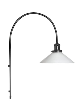 August Vägglampa 25 cm Opal