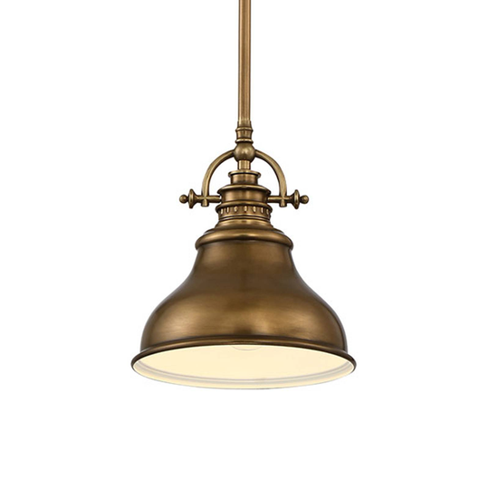 Hänglampa Emery 1 lampa mässing Ø 20,3 cm