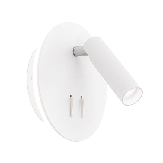 LED-vägglampa Lenny med 2 ljuskällor, vit
