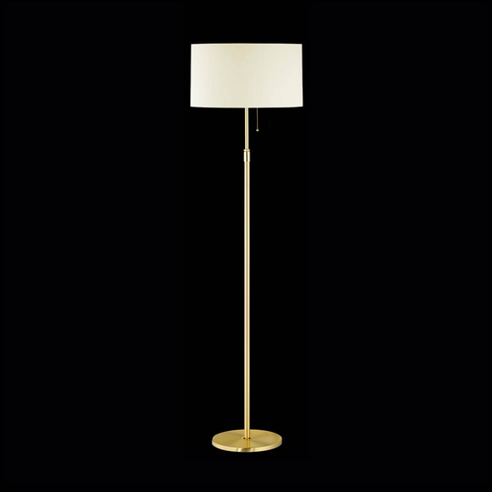 Golvlampa Loop i mässing