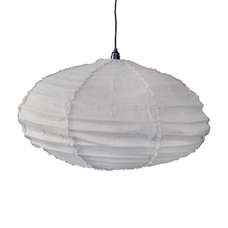 Lino Taklampa ø 80 cm Linne Vit