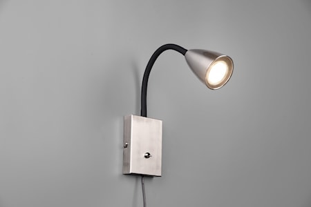 Wanda Vägglampa GU10 Borstat stål