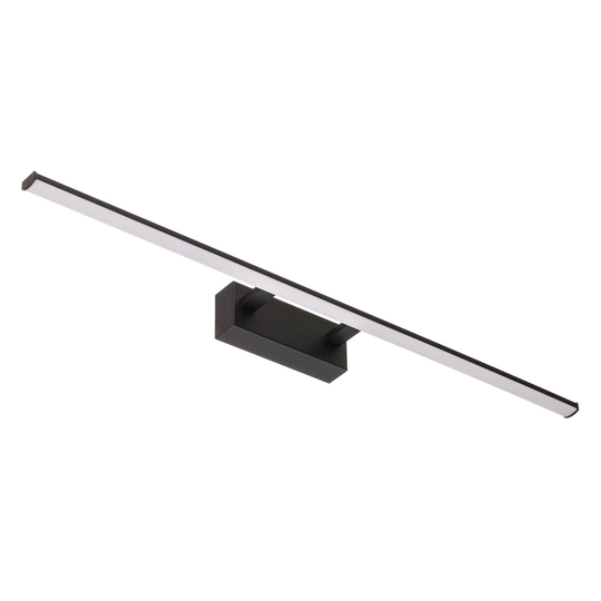 LED-vägglampa Nala, svart, bredd 75 cm