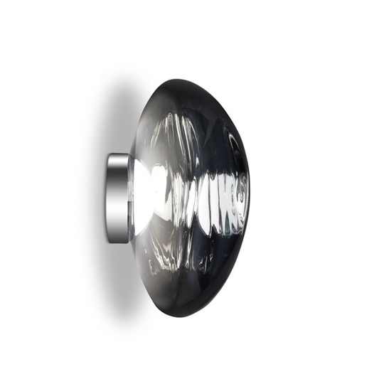 Tom Dixon Melt Surface Vägg/Taklampa LED Krom Stor