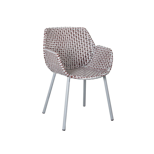 Vibe Chair - Light grey/Bordeaux/Dusty rose