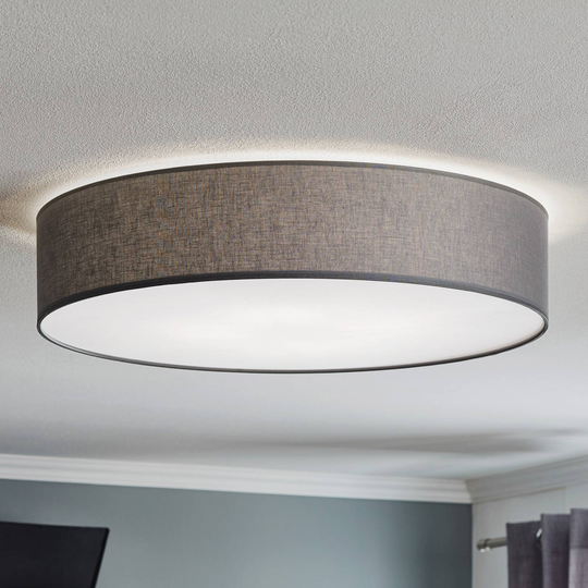 Taklampa Rondo, grå Ø 60 cm