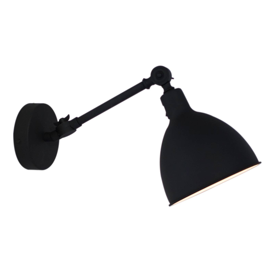 By Rydéns Bazar Mini vägglampa med kontakt svart