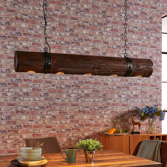 Extravagant trätaklampa Legno