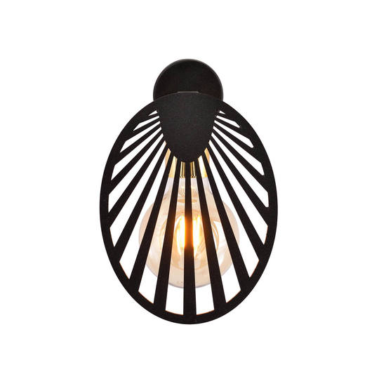 Vägglampa Playa, svart/guld, 1 lampa