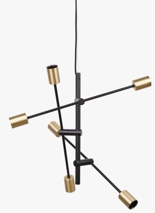 Nova taklampa svart