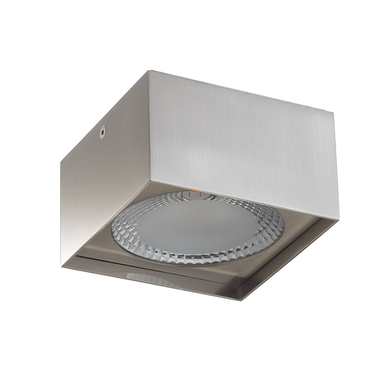 Helestra Kari LED-taklampa, kantig, nickel