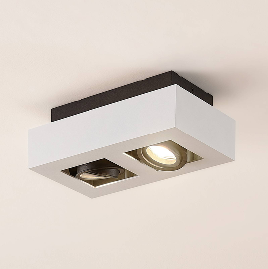 Arcchio Vince taklampa, 25 x 14 cm i vitt