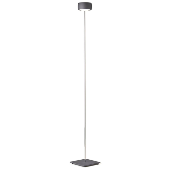 LED-golvlampa Grace med gestigenkänning grå