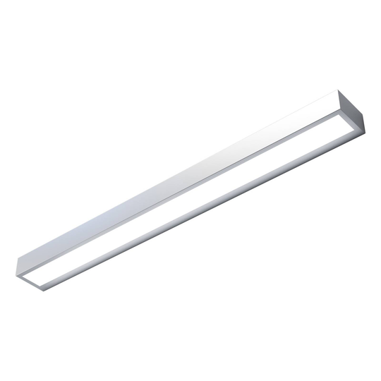 LED-vägglampa Mera, bredd 80 cm, alu, 4 000 K