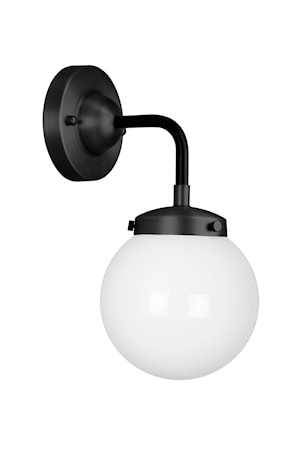 Alley Vägglampa 1 IP44 Svart/Vit