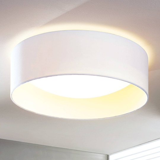 LED-taklampa Franka, vit, 41,5 cm