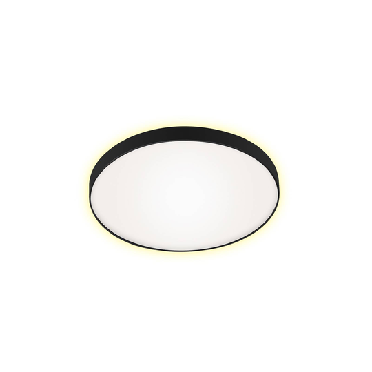 LED-taklampa Flet med backlight, Ø 28,5 cm