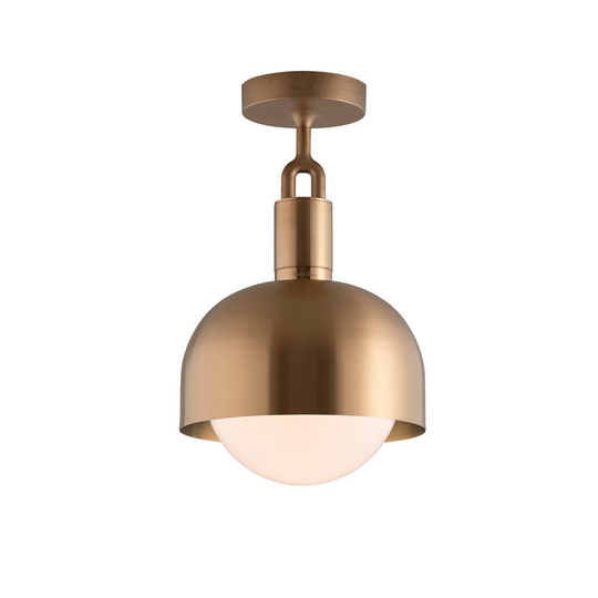 Buster + Punch Forked tak mässing/opal Ø 25cm