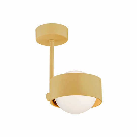 Taklampa Mado av stål, guld, 1 lampa