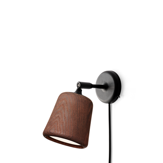 New Works Material Vägglampa Smoked Oak