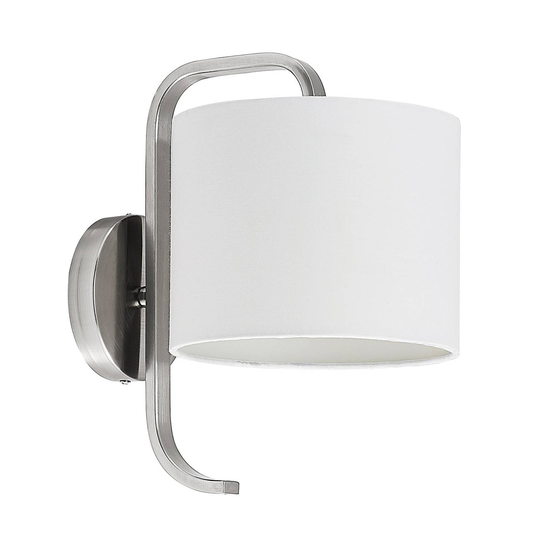 Lindby Jevanna vägglampa i textil, vit