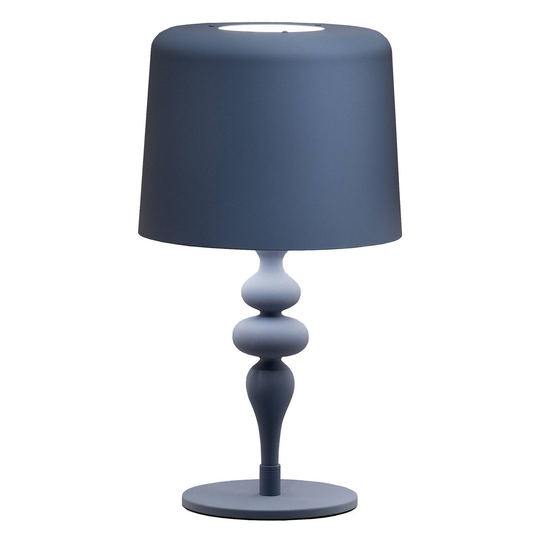 Bordslampa Eva TL1 M, höjd 53 cm marinblå
