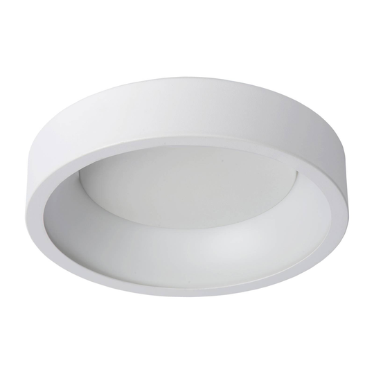 LED-taklampa Talowe, vit, Ø 30 cm