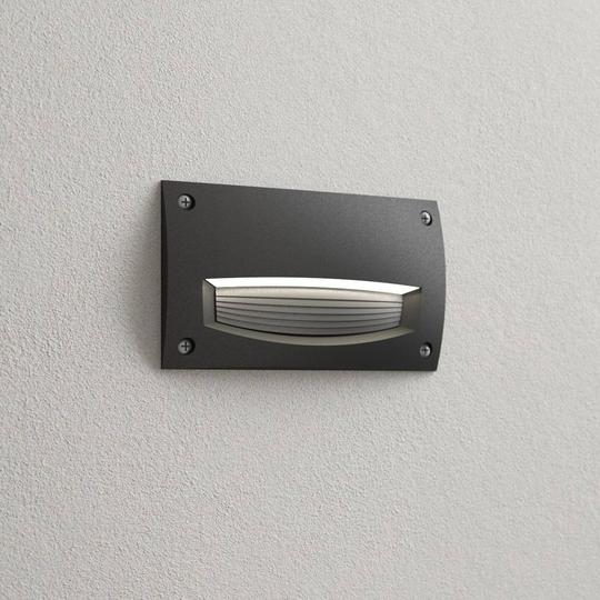 LED-inbyggnadslampa Leti 200-HS svart opal CCT