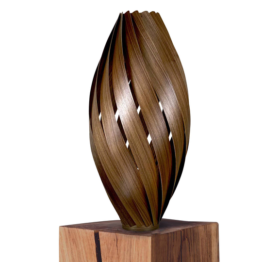Gofurnit Ardere golvlampa, nötträd, höjd 70 cm