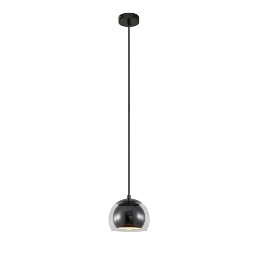 Lindby Daymien hänglampa, 1 lampa, svart