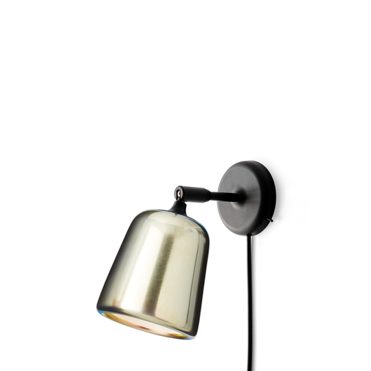 New Works Material Vägglampa Gult Stål