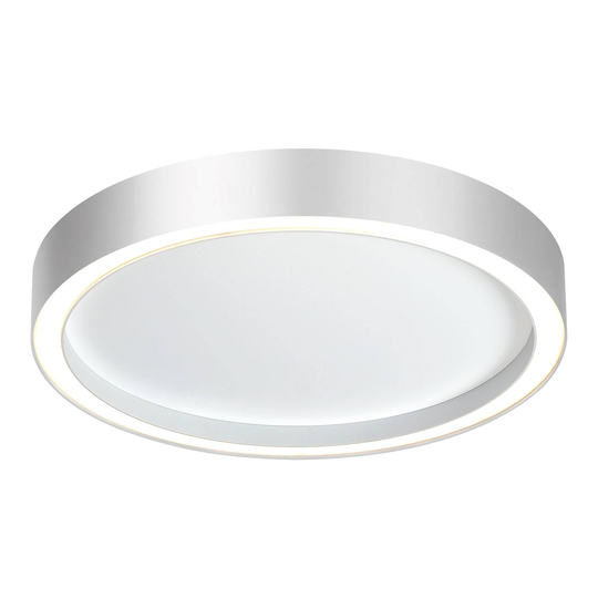 Bopp Aura LED-taklampa Ø 55 cm vit/aluminium