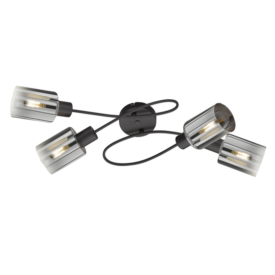 Taklampa Iska 4 lampor 79x37cm