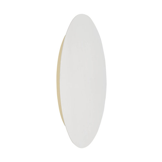 Escale Blade LED-vägglampa, matt vit, Ø 95 cm