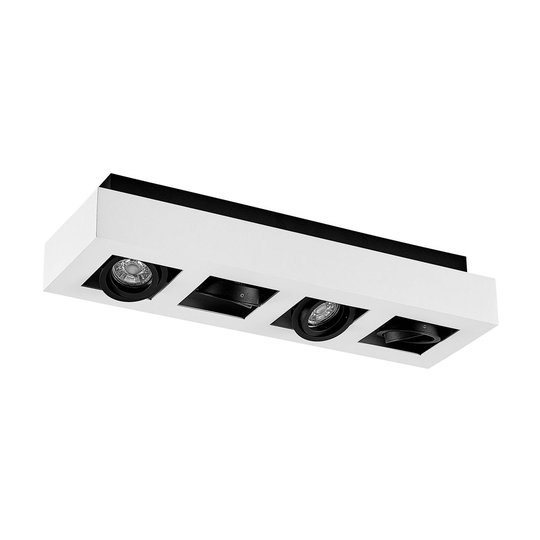 Arcchio Vince taklampa, 47 x 14 cm i vitt
