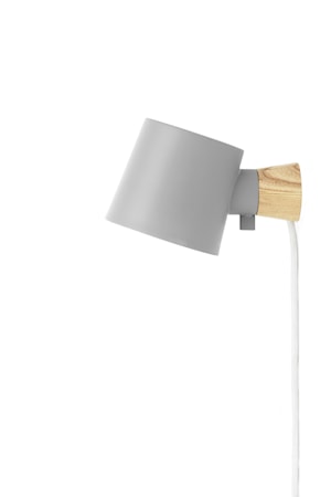 Rise Vägglampa EU Grå