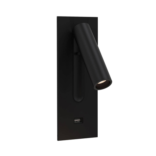 Astro Fuse LED USB LED-vägginbyggnadslampa svart