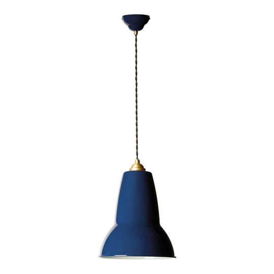 Anglepoise Original 1227 Mässing Midi Taklampa Bläckblå