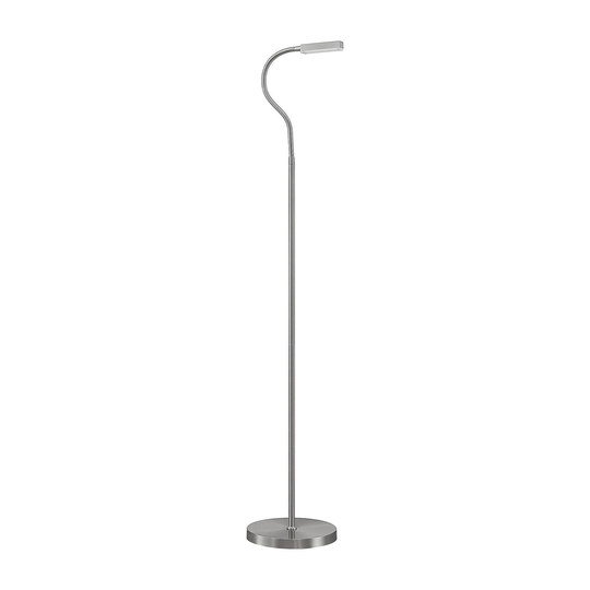 Lindby Hizuma LED-golvlampa i nickel