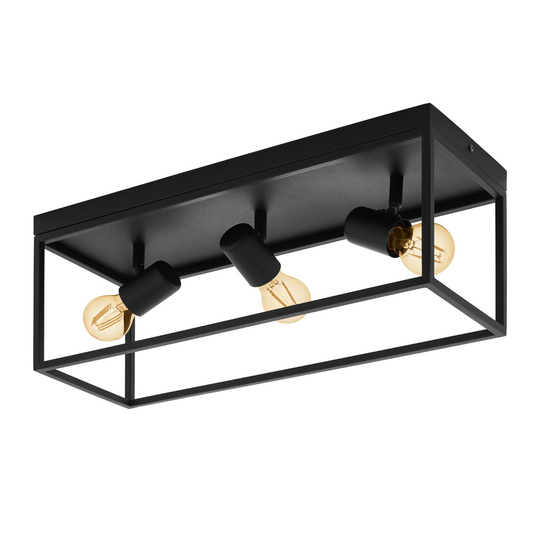 Taklampa Silentina 3 lampor, 54 x 18 cm
