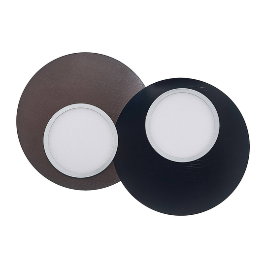 Lindby Enavi LED-vägglampa, 2 lampor